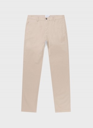 Beige Sunspel Slim Fit Chino | 40397-GWUI | USA