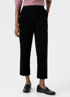 Black Sunspel Corduroy Trouser | 62980-JOES | USA