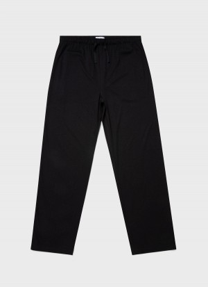 Black Sunspel Cotton Modal Lounge Pant | 94251-KFWD | USA