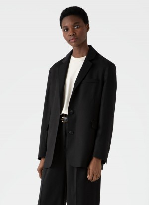 Black Sunspel Wool Blazer | 16703-WICM | USA