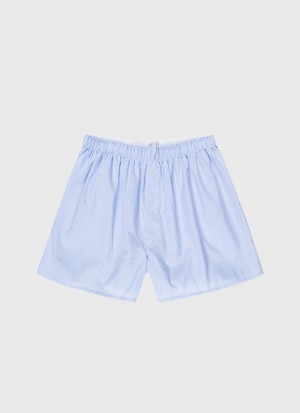 Blue Sunspel Classic Boxer Shorts | 21587-EDOF | USA