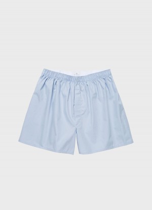 Blue Sunspel Classic Boxer Shorts | 92081-UWER | USA