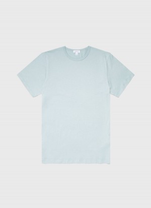 Blue Sunspel Classic T-shirt | 61380-IXUE | USA