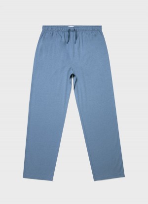 Blue Sunspel Cotton Modal Lounge Pant | 51492-WXEL | USA