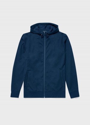 Blue Sunspel DriRelease Active Hoody | 54791-MKHY | USA