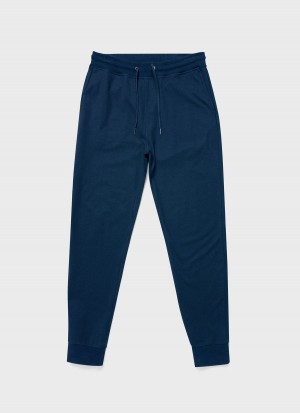 Blue Sunspel DriRelease Active Sweatpants | 16408-KVNT | USA