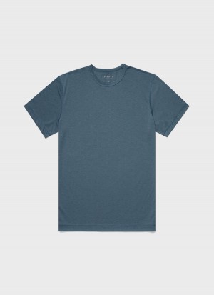 Blue Sunspel DriRelease Active T-shirt | 06923-VJMG | USA