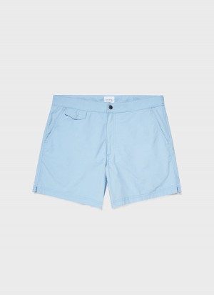 Blue Sunspel Tailored Swim Shorts | 95713-HPFL | USA