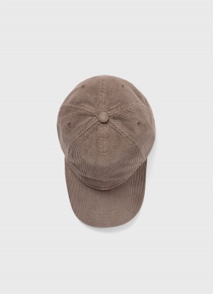 Brown Sunspel Corduroy Cap | 46172-DNOA | USA