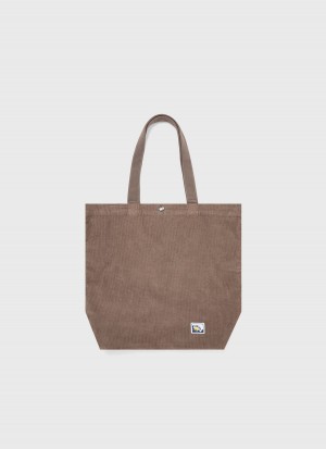 Brown Sunspel Corduroy Tote Bag | 31475-CFVH | USA