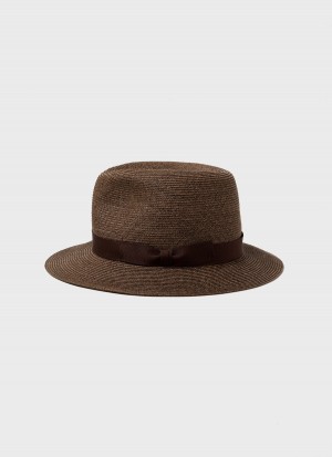 Brown Sunspel Sunspel x Kijima Takayuki Paper Hat | 95410-JFRO | USA