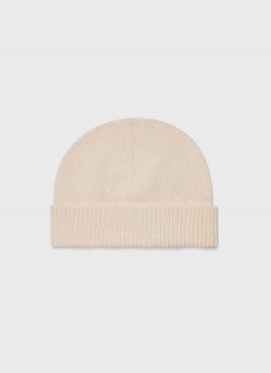 Ecru Sunspel Scottish Lambswool Hat | 04635-BHKV | USA