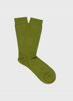 Green Sunspel Cotton Socks | 71568-ZWGL | USA