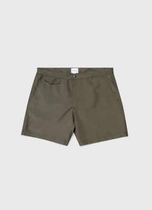 Green Sunspel Tailored Swim Shorts | 56138-EKML | USA