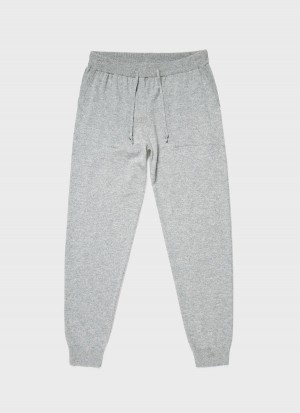 Grey Sunspel Cashmere Lounge Pant | 76148-VRJF | USA