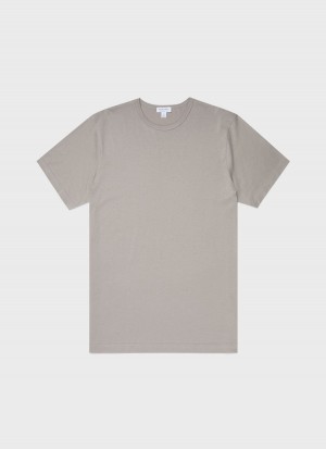 Grey Sunspel Classic T-shirt | 32950-XPIF | USA