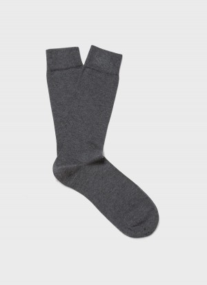 Grey Sunspel Cotton Socks | 97458-IBSQ | USA