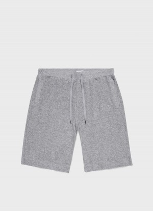 Grey Sunspel Towelling Shorts | 08643-VBTX | USA