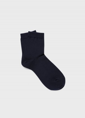 Navy Sunspel Ankle Socks | 32140-POSX | USA