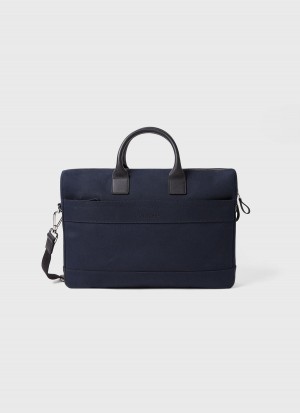 Navy Sunspel Briefcase | 38645-SPCJ | USA