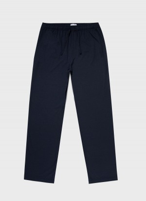 Navy Sunspel Cotton Modal Lounge Pant | 94278-IBSF | USA