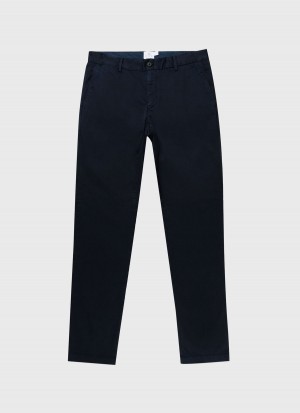 Navy Sunspel Slim Fit Chino | 45716-CHWS | USA