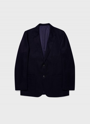 Navy Sunspel Sunspel x Casely‑Hayford Suit Jacket | 54738-XRGU | USA