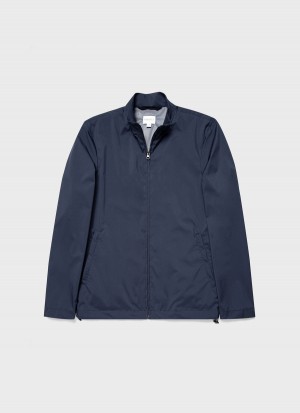 Navy Sunspel Technical Jacket | 21975-QPZB | USA