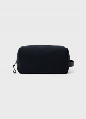 Navy Sunspel Washbag | 12907-YZEV | USA