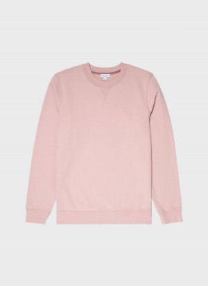 Pink Sunspel Loopback Sweatshirt | 81729-TZVI | USA