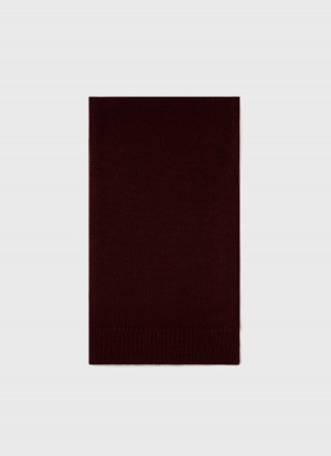 Red Sunspel Scottish Lambswool Scarf | 54706-LWRO | USA