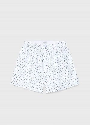 White Sunspel Classic Boxer Shorts | 03196-LDQF | USA