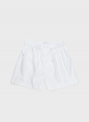 White Sunspel Sea Island Cotton Boxer Shorts | 42618-MCBX | USA