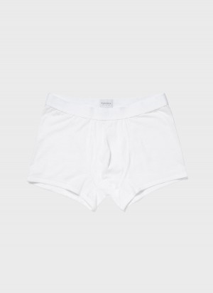 White Sunspel Superfine Cotton Trunks | 76853-DYBQ | USA