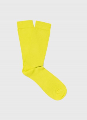 Yellow Sunspel Cotton Socks | 60345-ALJG | USA