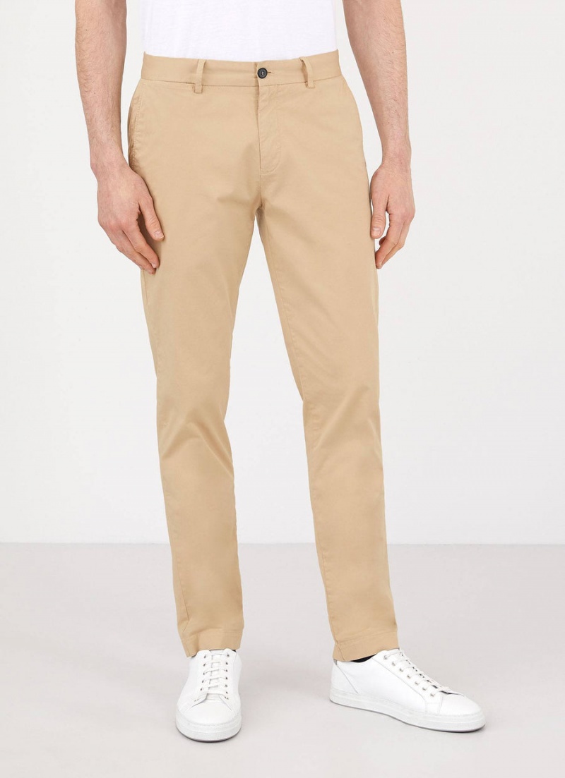 Beige Sunspel Slim Fit Chino | 29054-MHXE | USA