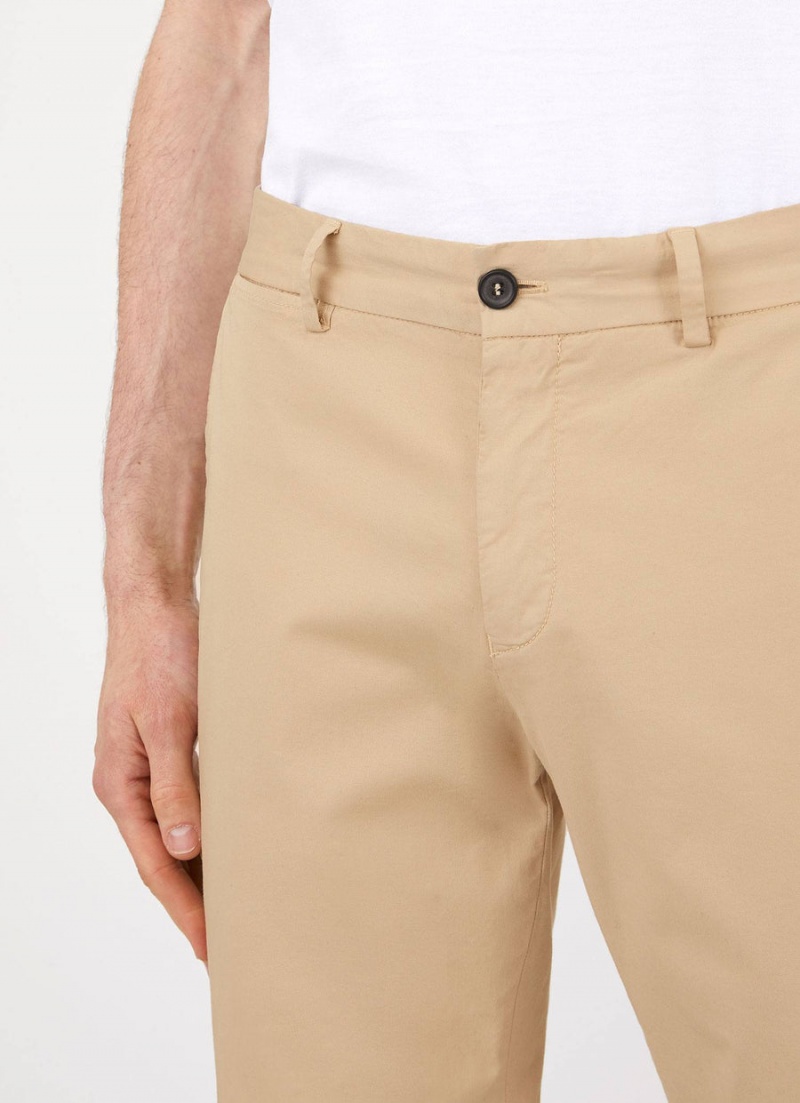 Beige Sunspel Slim Fit Chino | 29054-MHXE | USA