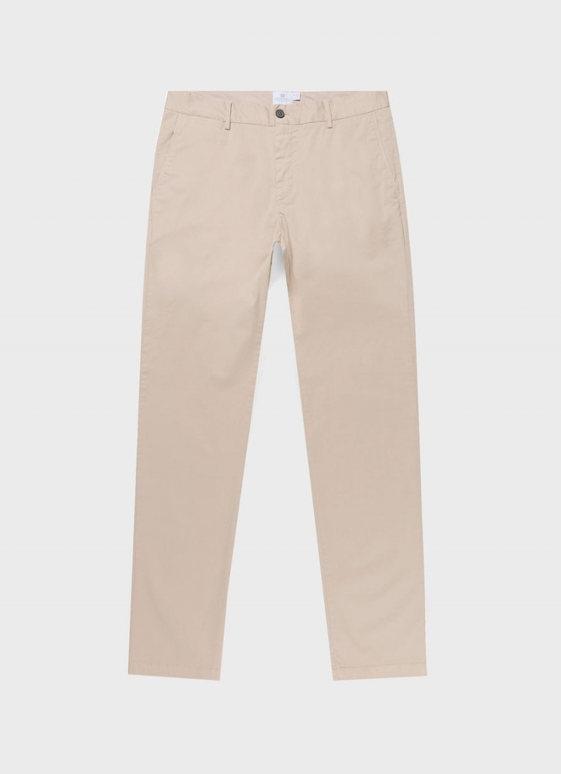 Beige Sunspel Slim Fit Chino | 40397-GWUI | USA