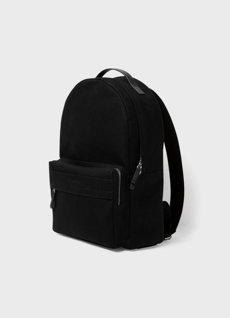 Black Sunspel Backpack | 26180-HLXK | USA