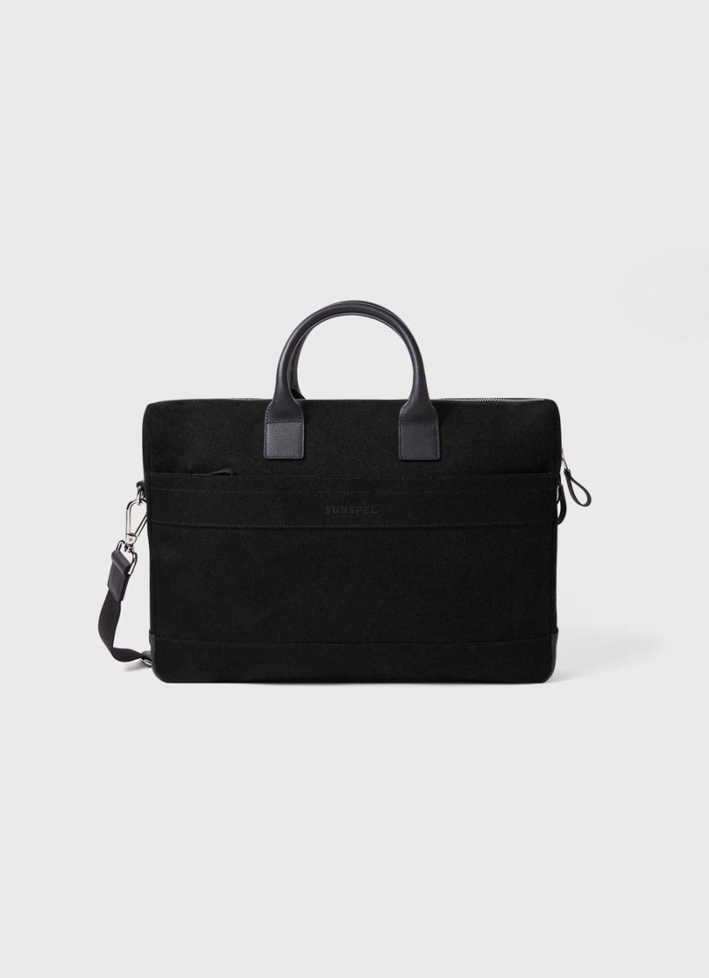 Black Sunspel Briefcase | 51897-DUQZ | USA