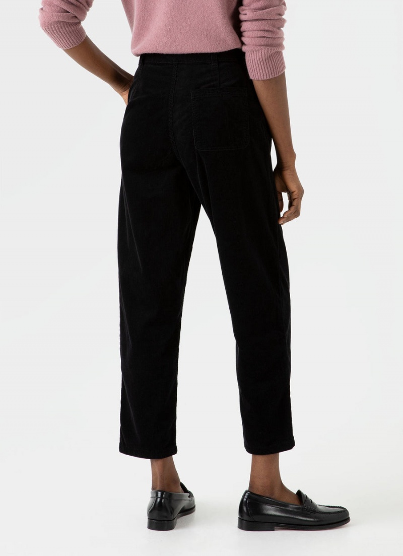 Black Sunspel Corduroy Trouser | 62980-JOES | USA