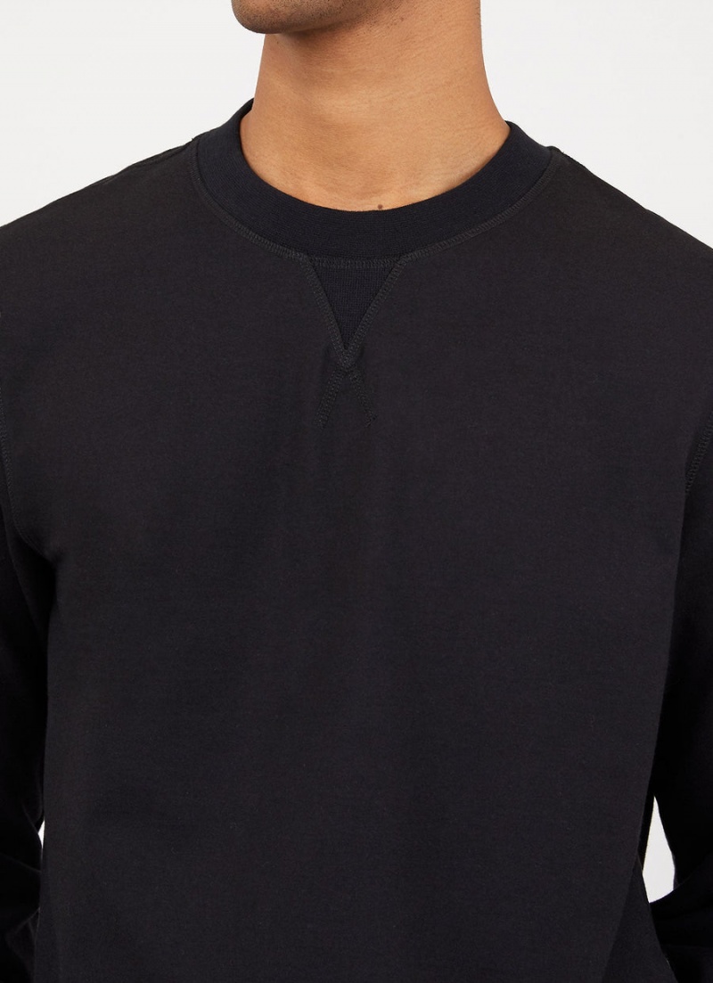 Black Sunspel DriRelease Active Sweatshirt | 31546-ITPG | USA