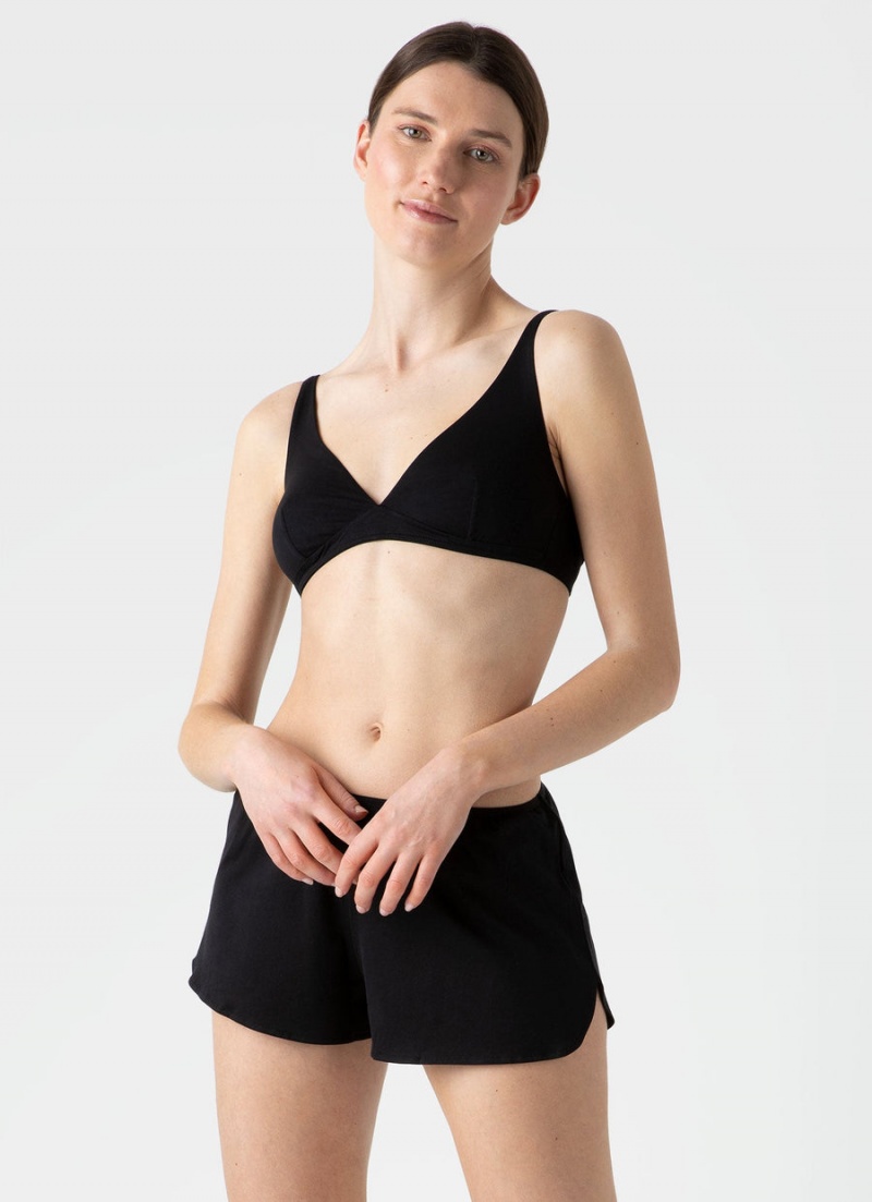 Black Sunspel French Knicker | 06139-JMPN | USA