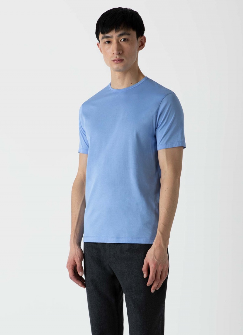 Blue Sunspel Classic T-shirt | 40819-VERX | USA