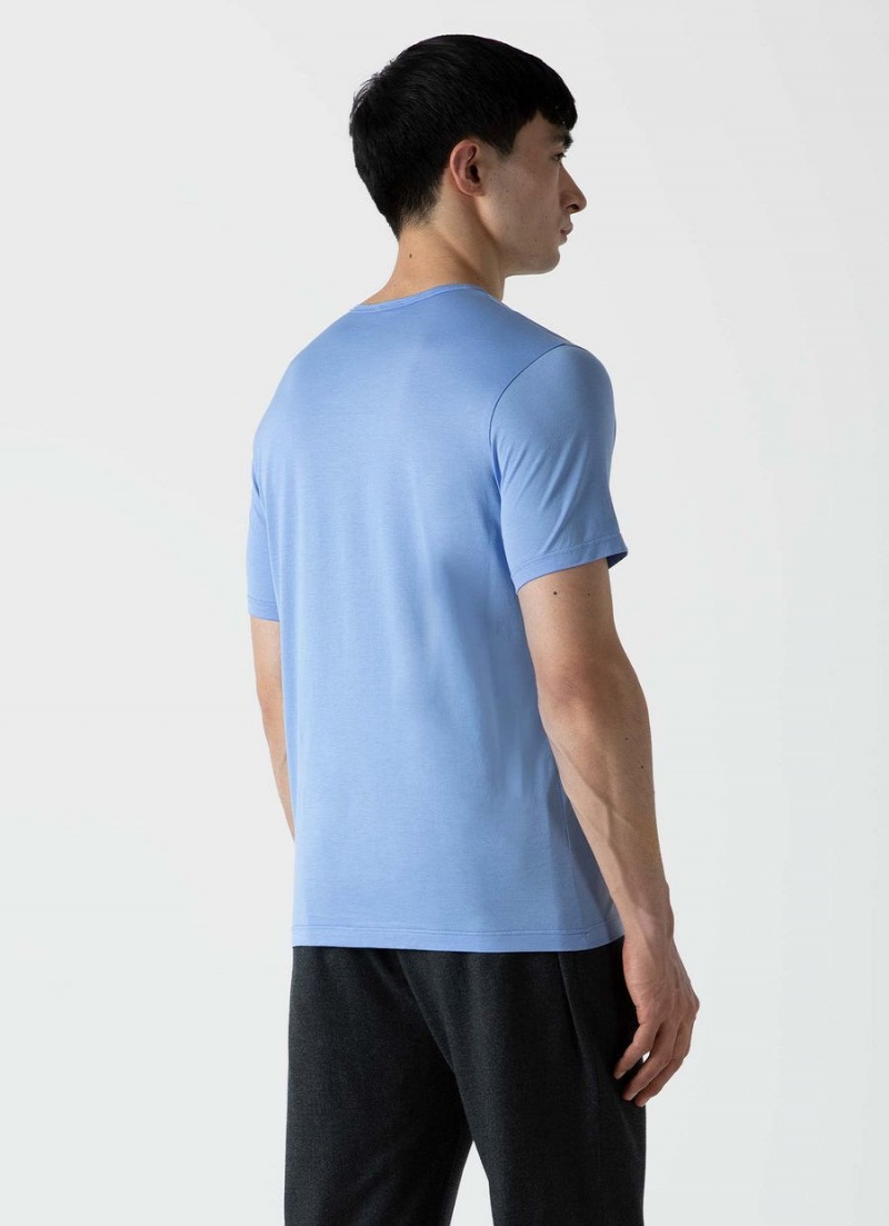 Blue Sunspel Classic T-shirt | 40819-VERX | USA