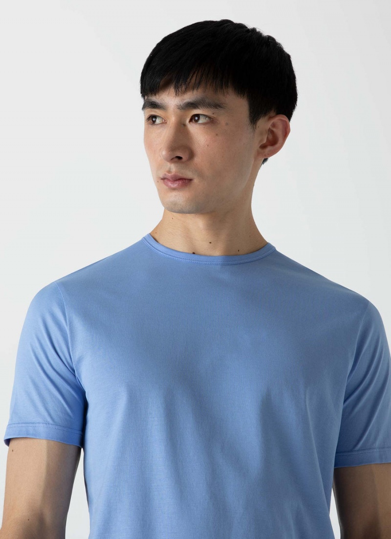 Blue Sunspel Classic T-shirt | 40819-VERX | USA