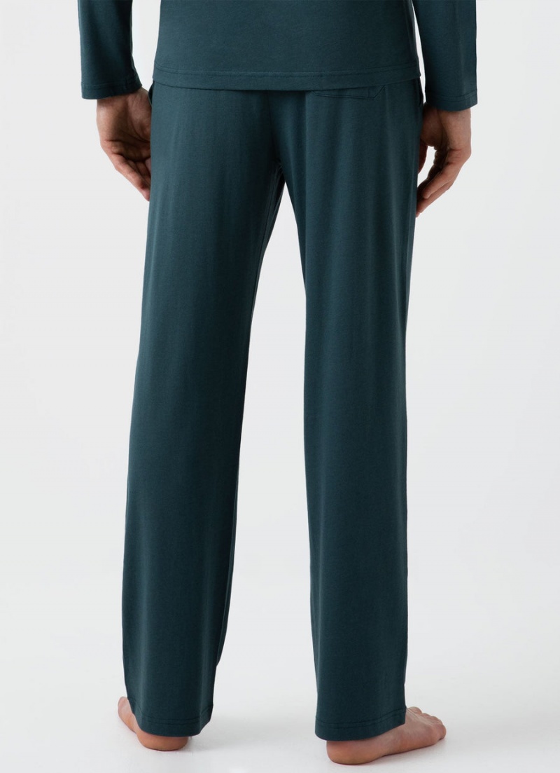 Blue Sunspel Cotton Modal Lounge Pant | 62104-CKPZ | USA