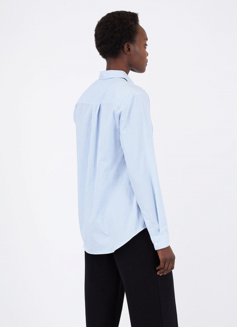 Blue Sunspel Cotton Shirt | 01573-CKEU | USA