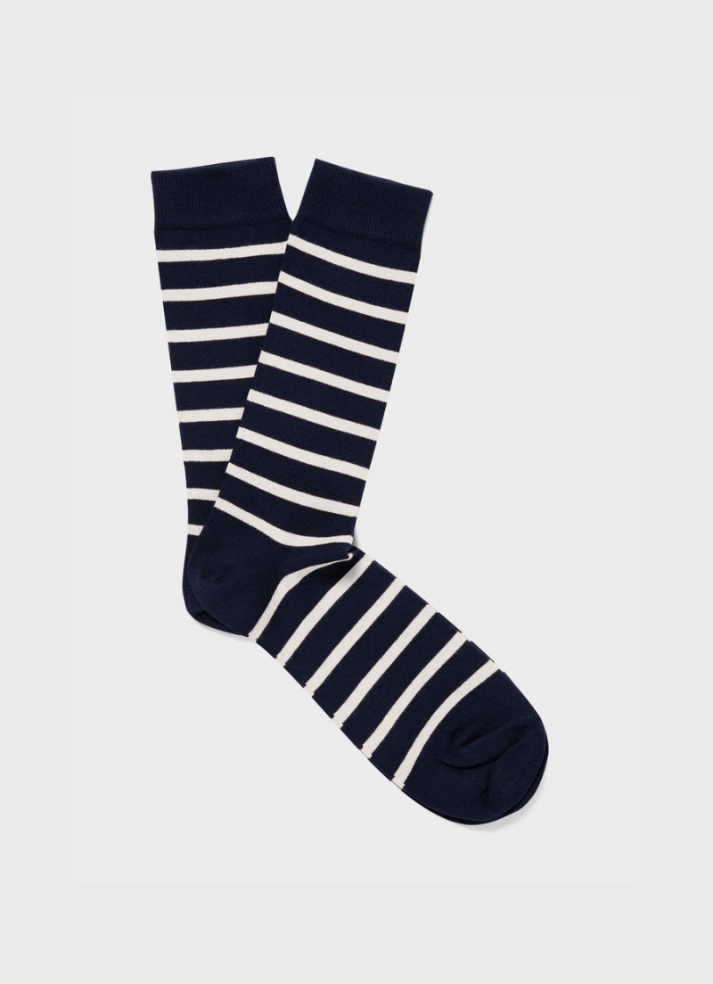 Blue Sunspel Cotton Socks | 83127-IAGO | USA