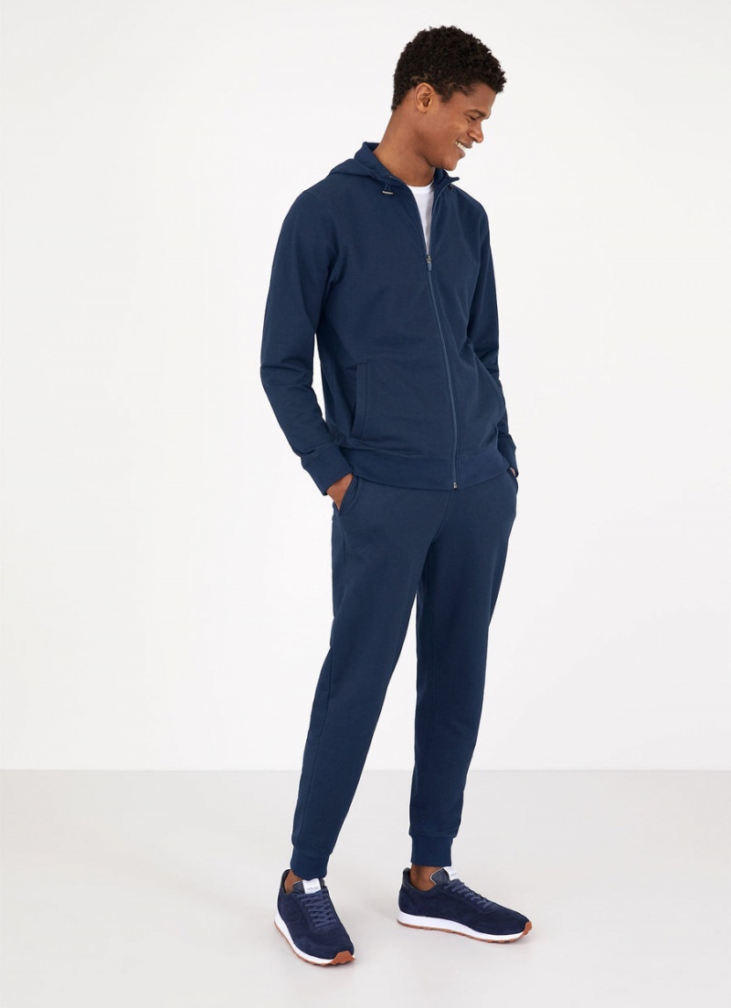 Blue Sunspel DriRelease Active Hoody | 54791-MKHY | USA